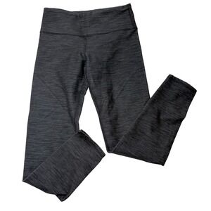 Lululemon Wunder Under Crop High-Rise *Full-On Luxtreme 23" Heathered Black Sz 2